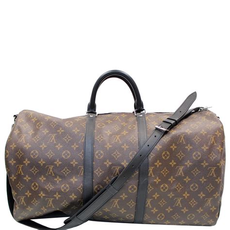 louis vuitton keepall 55 monogram macassar